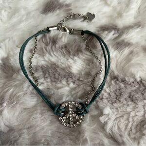 Claire’s Peace Sign Bracelet